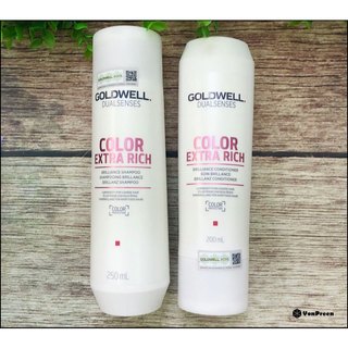Cặp dầu gội xả dưỡng màu Goldwell Color Extra rich 250ml-200ml