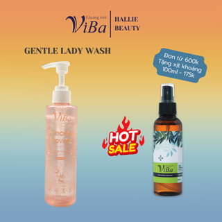 VIBA Princess Flower Gentle Lady Wash, Gel Chăm Sóc Tính Nữ, chăm sóc toàn thân phục nguyên hệ vi sinh cơ thể