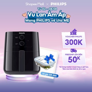 Nồi chiên không dầu PHILIPS HD9200 /90 4.1L 1400W- Hàng Chính Hãng