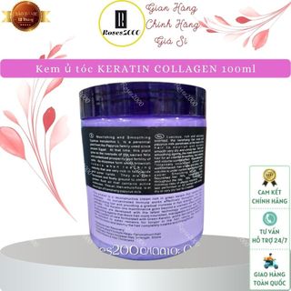 Hấp Dầu Ủ Tóc Keratin Nâu - Tím ( 1000ml  - Hàng chuẩn )