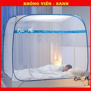 Màn chụp tự bung gấp gọn chống muỗi mùng chụp tự bung 1m6 1m8 2m2 ngủ người lớn
