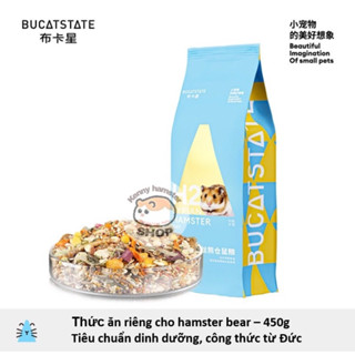 Thức ăn cao cấp H2 chuyên dụng cho Hamster Bear Bucatstate 450g
