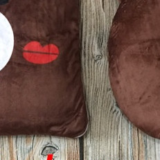Combo mền gối đa năng 2in1 và gối kê cổ chữ U kèm bịt mắt gấu brown