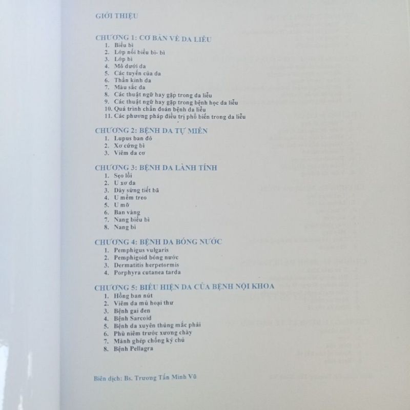 Bệnh học da liễu