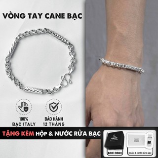 Vòng tay Cane Bạc S925 đốt trúc phong cách cổ điển & thanh lịch - Tặng kèm NƯỚC RỬA BẠC