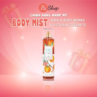 [Mã COSBAUH3 giảm 8% đơn 300K] Xịt thơm body mist Bath and Body Works Pretty as a Peach 236ML