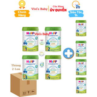 Sữa hipp organic hmp mẫu mới nắp xanh số 1,2,3,4 sữa bột công thức 800g date 2026 - 1 đổi 1 nếu lỗi nsx