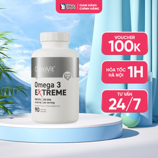 Dầu cá hàm lượng cao ostrovit omega 3 extreme 90 viên chính hãng