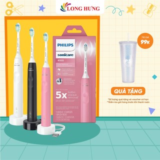 Bàn chải điện Philips Sonicare 4100 New/ProtectiveClean - Mỏng và nhẹ hơn