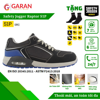 Giày Bảo Hộ Thể Thao Jogger Raptor S1P Chống Đinh Đi Cực Êm Chân