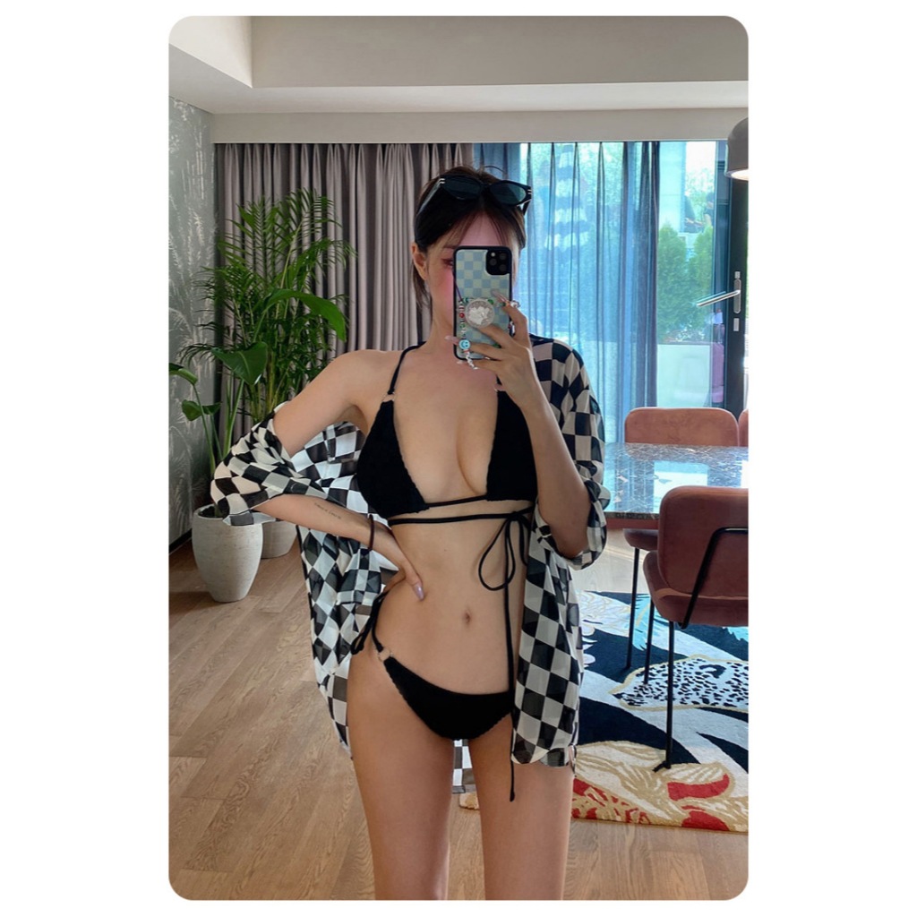 Bikini form đẹp, chất liệu cao cấp bassi đồ bơi nữ hai mảnh phối khoen cực xinh (nhiều màu) | BigBuy360 - bigbuy360.vn