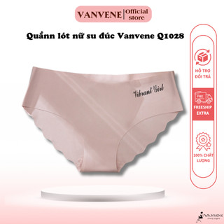 Quầnn lót nữ su đúc Vanvene Q1028 - Viền sóng, Cạp vừa, Không hằn viền, May chắc chắn, Đủ size