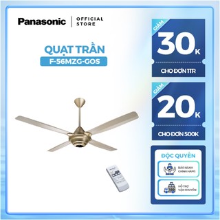 Quạt trần panasonic model f-56mzg-go - không gồm phí lắp