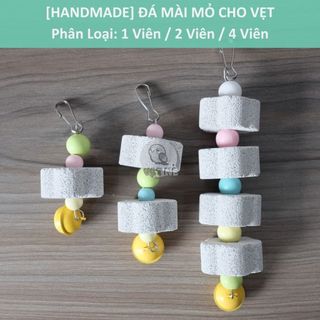 Đồ chơi viên đá mài mỏ cho vẹt - hỗ trợ mài mỏ, xả stress cho vẹt