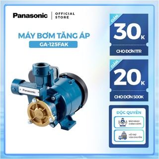 Máy bơm nước panasonic dòng bơm tăng áp điện tử model ga-125fak - không gồm phí lắp