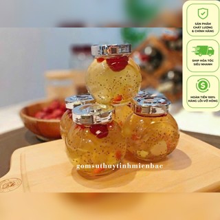 Hũ thủy tinh/ Lọ thủy tinh 50ml đáy nghiêng đựng saffron, mật ong, thực phẩm