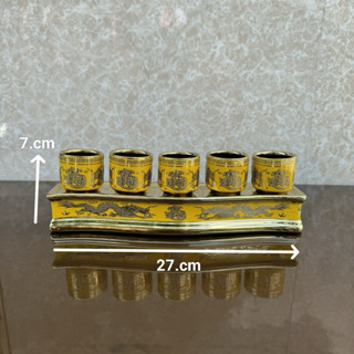  Bộ thờ cúng lư hương bát nhang bình hoa ống đựng nhang đĩa áng chung ly hũ gạo trà đèn dầu 