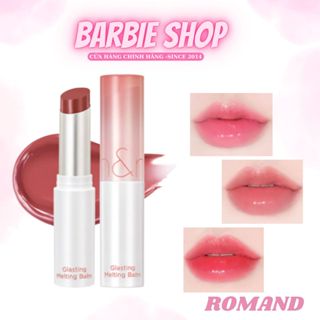 Son Dưỡng Dạng Thỏi Có Màu Thuần Chay Dưỡng Ẩm Mềm Môi Romand Glasting Melting Balm 3.5g