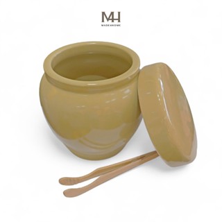 Hũ gốm có nắp đựng thực phẩm Made4Home size lớn 2L