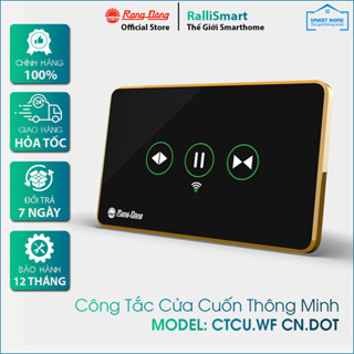 Công Tắc Cửa Cuốn Rạng Đông - Công Tắc Điều Khiển Cửa Cuốn Wifi Thông Minh Ralli - CTCU.WF CN.DOT