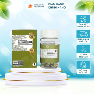 Viên thảo mộc giảm cân slimming care x3 thế hệ mới hiệu quả giảm cân không cần ăn kiêng