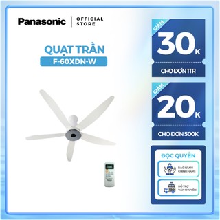 Quạt trần panasonic model f-60xdn - ko gồm phí lắp