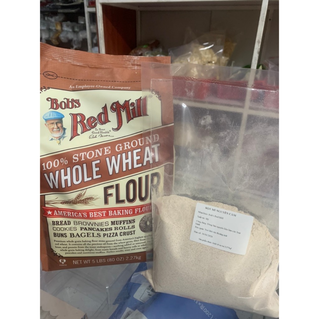 BỘT MÌ NGUYÊN CÁM BOB’S RED MILL 500g