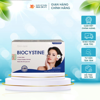 Viên Uống Biocystine Hỗ Trợ Đẹp Da, Giảm Nhờn Mụn Và Gãy Rụng Tóc (30 viên)