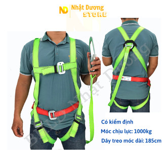 Dây đai an toàn toàn thân 1 móc sắt HPTT01, Dây an toàn lao động công trình