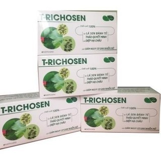T-richosen hộp 120v tinh chất thảo dược Trichosen giúp hạ mỡ máu, giải độc gan và giảm cân hiệu quả