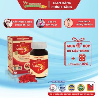 Viên uống usadenali canadas omega 3.6.9 bổ mắt, đẹp da, chống lão hóa, tốt cho tim mạch - hộp 60 viên.