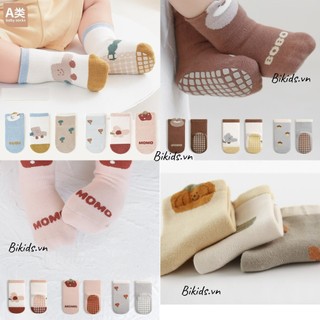 Tất hình thú chống trơn Nemo Baby 0-3y set 3 đôi