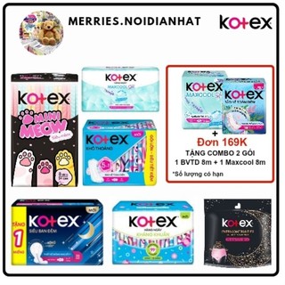 Băng vệ sinh kotex khô thoáng maxcool kháng khuẩn mỏng cánh siêu mỏng cánh