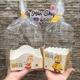 100 Túi bóng đế giấy đựng quà tặng bé