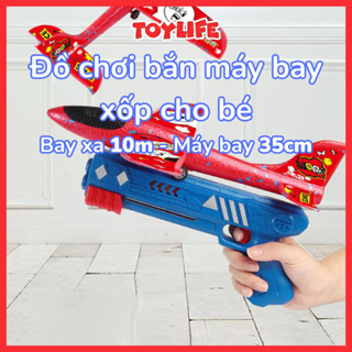  Đồ chơi bắn máy bay xốp cho bé trò chơi phóng máy bay có đèn đồ chơi cho bé trai 2 3 4 5 6 7 8 9 tuổi TOYLIFE 