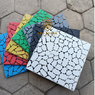 🔥XẢ KHO🔥Vỉ Nhựa Cao Cấp Lót Sàn Hình Viên Sỏi, Lót Sàn Ban Công/Hồ Bơi/Sàn Nhà/Sân Vườn kích thước 30*30