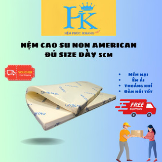 Nệm cao su non dày 5cm đủ size (giao hoả tốc 2h)