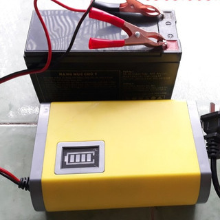 Sạc bình ắc quy 12V - 6A tự ngắt khi đầy dùng được cho ắc quy nước và khô
