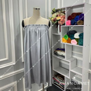 Váy quây spa Phi Lụa không nhăn, vải đẹp.