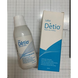 Nước súc miệng sát khuẩn Detio - Hàng VN chất lượng cao