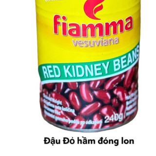 400g - Đậu đỏ hầm đóng lon Fiamma