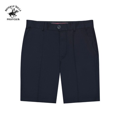 Beverly Hills Polo Club - Quần short Nam Regular Fit Navy Trơn Cotton - QKSRS24V024
