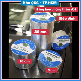 Sỉ 12k-Băng Keo chống thấm SIÊU DÍNH trên mọi bề mặt, băng keo chống dột chống thấm nước Nhật Bản khổ 5cm, 10cm x 5 mét