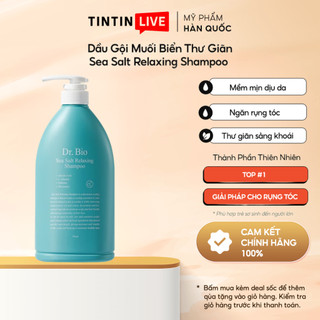 Dầu Gội Đầu Giảm Rụng Tóc Muối Biển Thư Giãn Dr.Bio Sea Salt Relaxing Shampoo 750ml Sạch Gầu, Sảng Khoái, Mát Lạnh