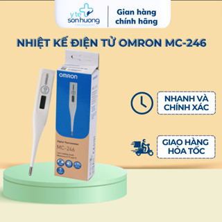 Nhiệt kế điện tử MC-246 - Omron,Nhiệt kế đo ở miệng, nách & hậu môn.