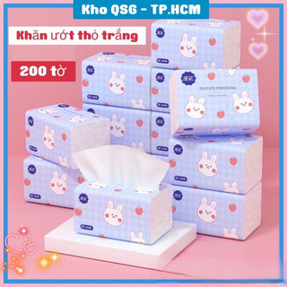 Thùng 40 gói khăn giấy thỏ trắng
