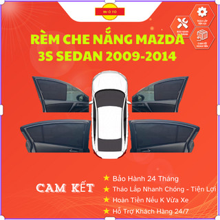 Rèm Che Nắng Loại 1 Chính Hãng Mr Ô Tô ,Thiết Kế Cho Xe MAZDA 3S SEDAN 2009-2014 Bảo Hành 24 Tháng