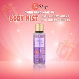 Body mist Love Spell xịt thơm toàn thân