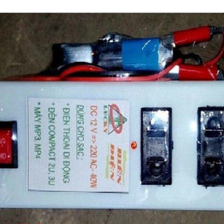 Bộ đổi điện 12V sang 220V - 40w.