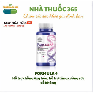 [ CHÍNH HÃNG ] - Thực phẩm Siberian novomin FORMULA 4, hỗ trợ ngăn oxy hóa , bảo vệ tế bào cơ thể - Hộp 120v - Date 2024